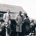 Eddie left with brother John