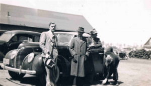 Eddie left with brother John