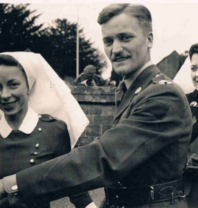 Eddie with War Bride Mary Agnew