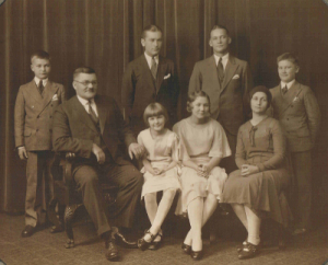 Family photo (Eddie far left)