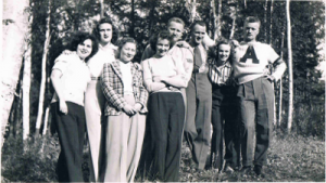 Friends (Eddie far right)