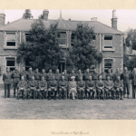 Military, England (Eddie far left)