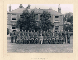 Military, England (Eddie far left)