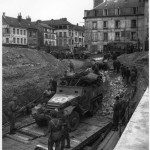 Armoured crossing bridge Elbeuf 28 August, 1944