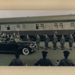 Visit of King George  VI & Queen Elizabeth,  Port Arthur,  3rd left